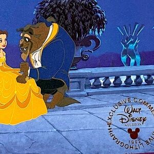 Disney’s Beauty and the Beast Collector’s Lithograph and original envelope